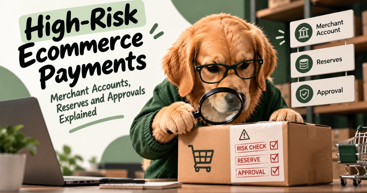 High-risk ecommerce payments: merchant accounts, reserves and approvals explained.